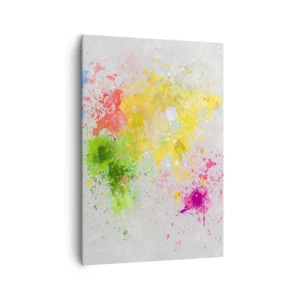 Quadro em tela - Todas as cores do mundo - 70x100 cm