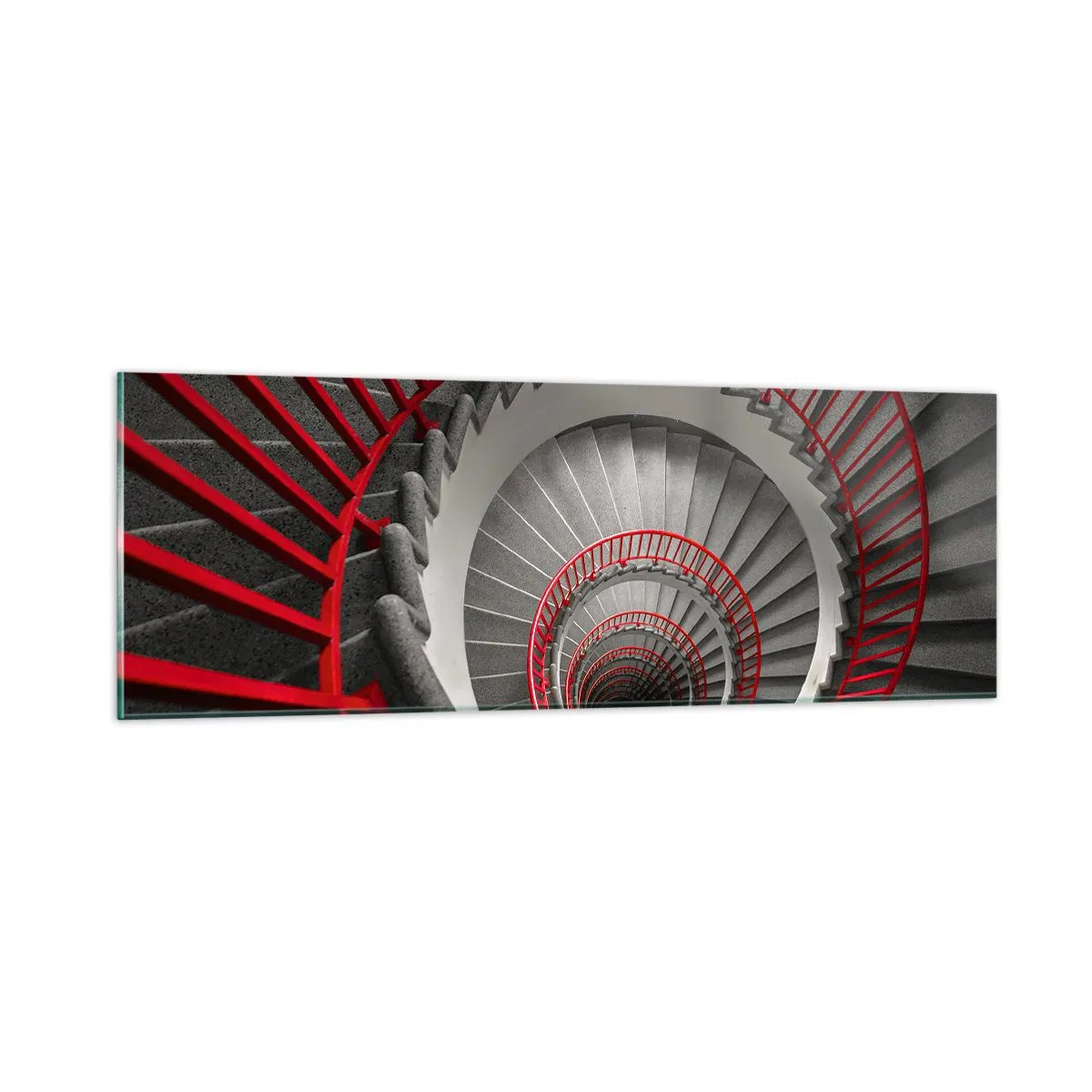 Quadro em vidro - Diversão de arquitetura - 90x30 cm