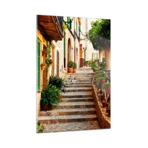 Quadro em vidro - O encanto das férias espanholas - 50x70 cm