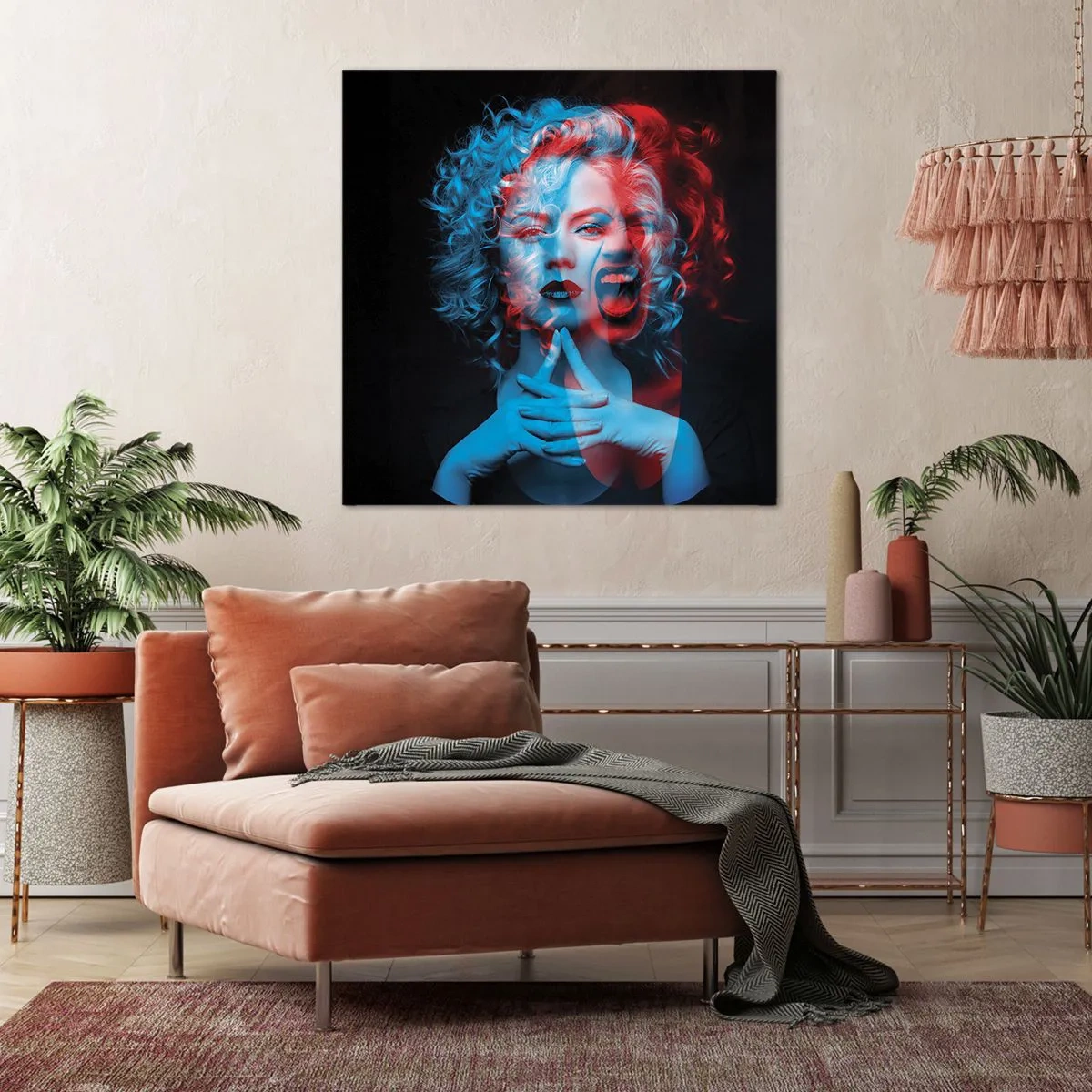 Quadro em tela - O outro eu - 70x70 cm