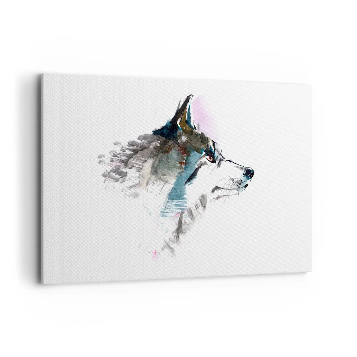 Quadro em tela - O tempo não come o lobo - 120x80 cm