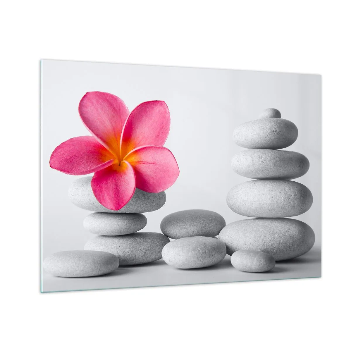 Quadro em vidro - Pedra sobre pedra, e sobre esta pedra... - 100x70 cm