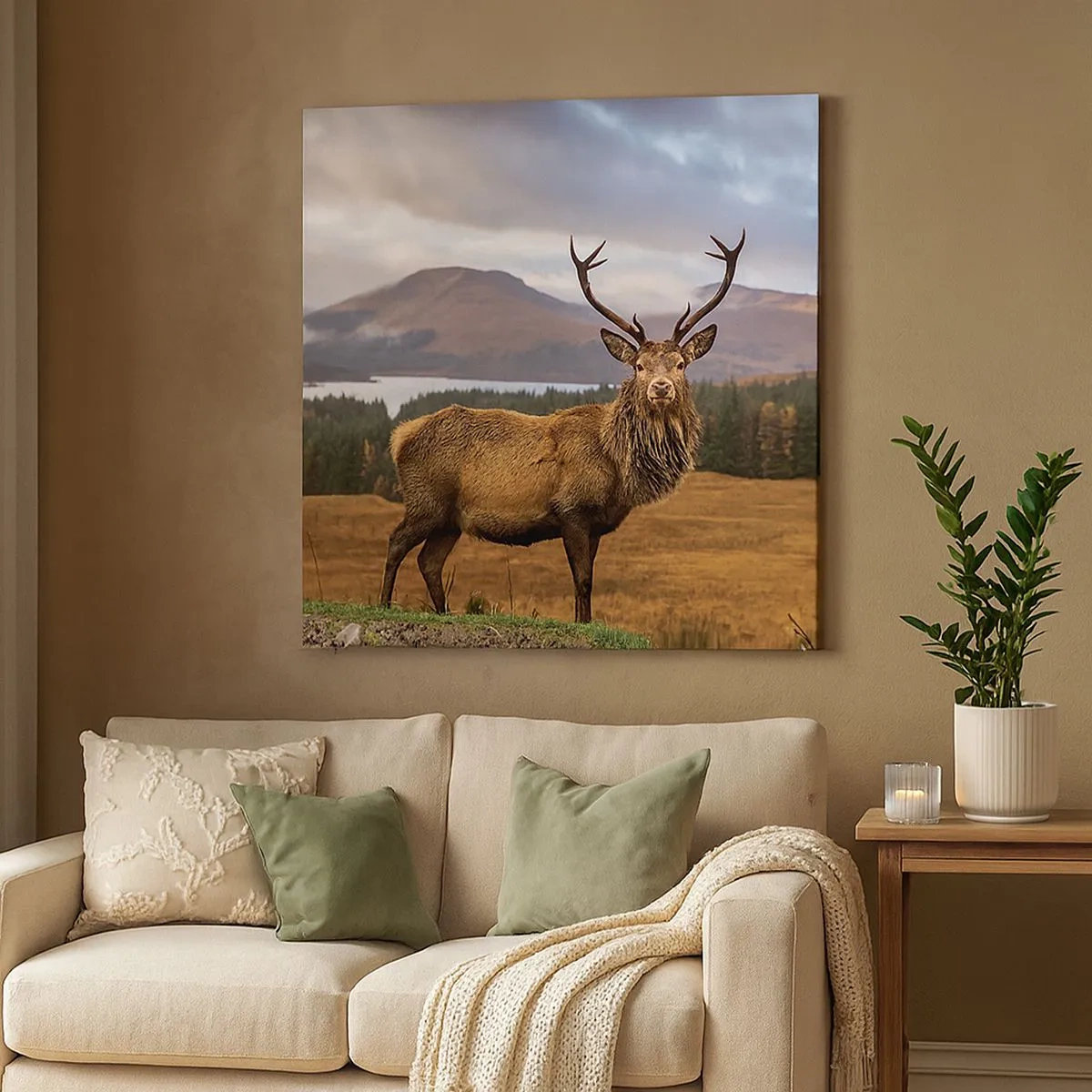 Quadro em tela - A majestade da natureza - 30x30 cm