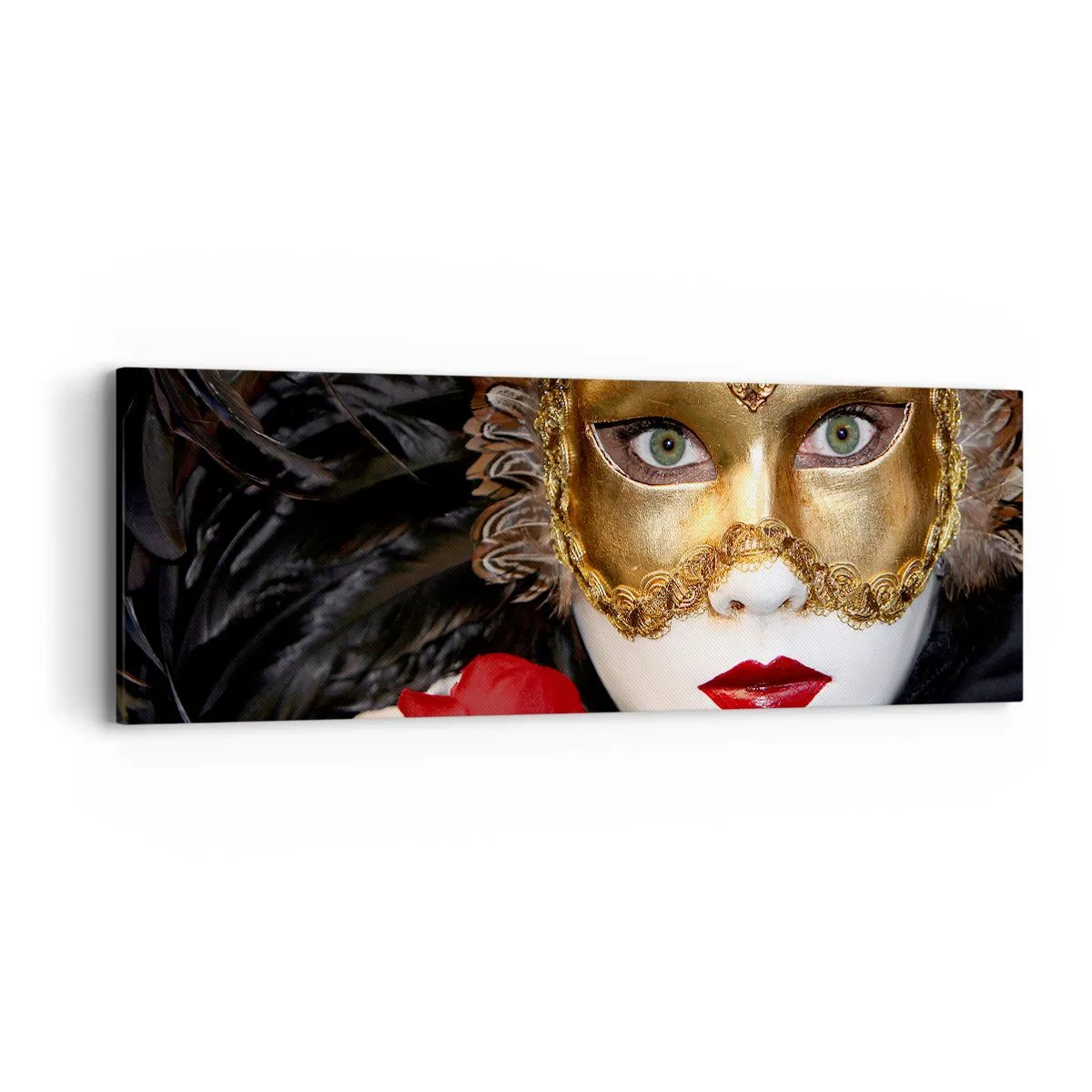 Quadro em tela - Porque a vida é uma grande baile - 90x30 cm