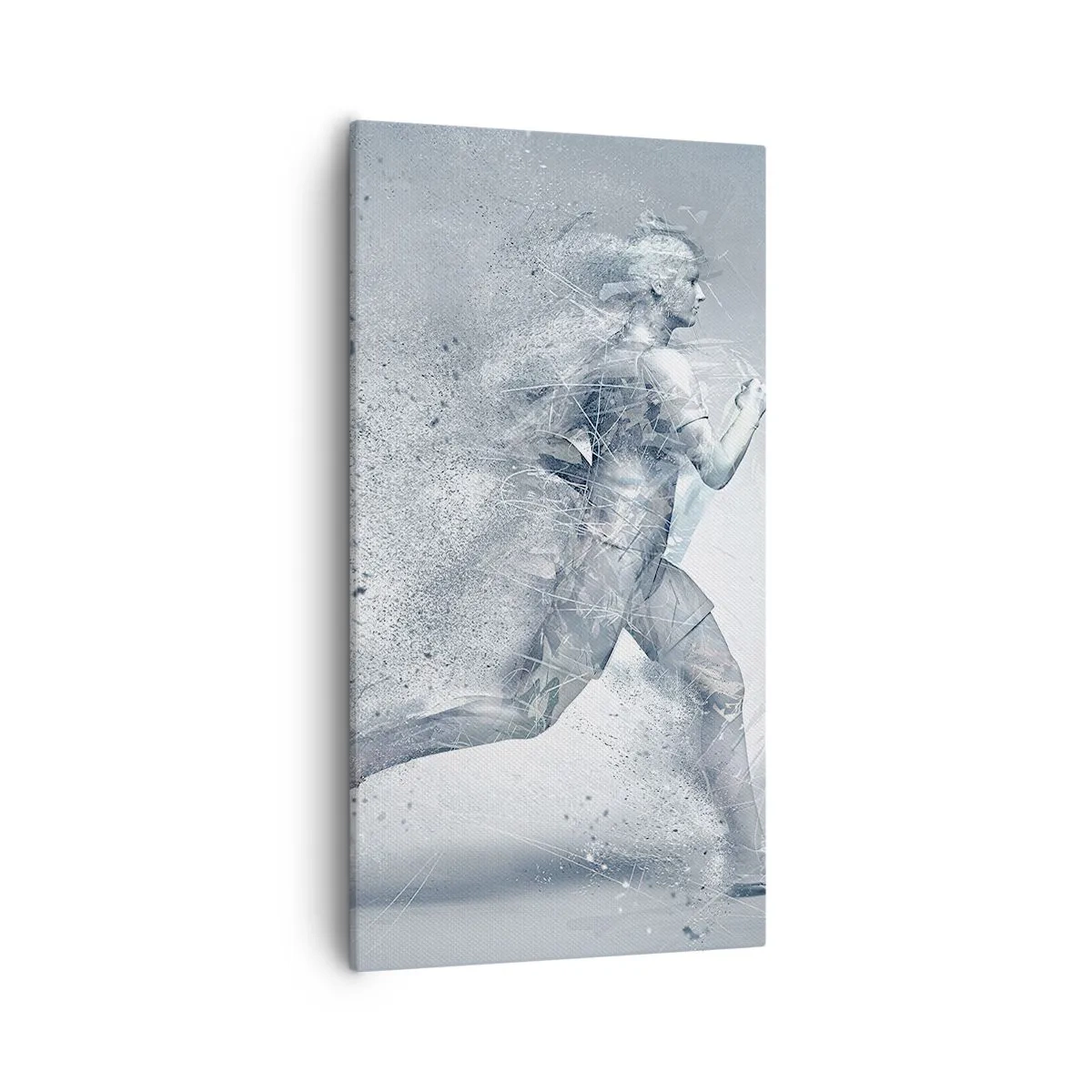 Quadro em tela - Energia limpa como um cristal - 55x100 cm