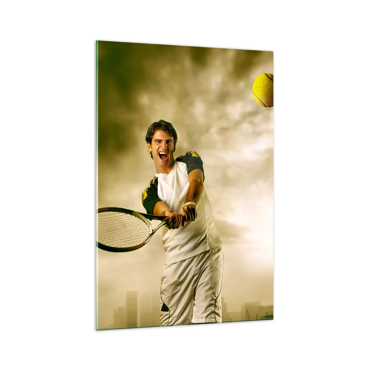 Quadro em vidro - Energia e alegria - 70x100 cm