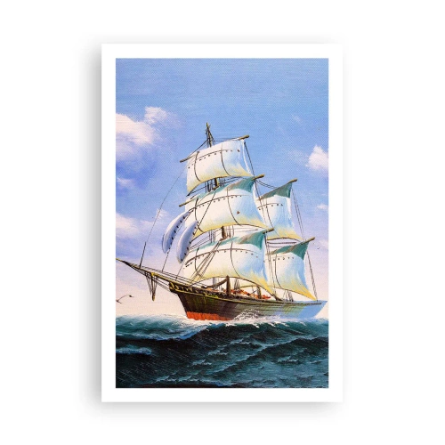 Pôster - Orgulhosamente com o vento - 61x91 cm