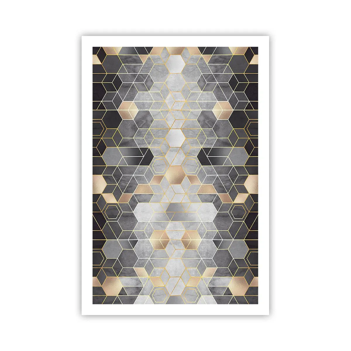 Pôster - Composição do diamante - 61x91 cm