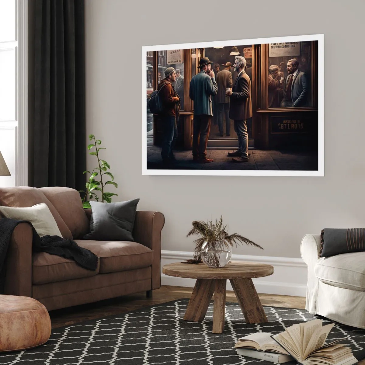 Pôster - Boa hora do dia - 50x40 cm