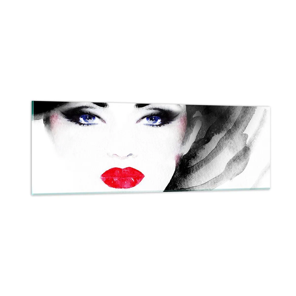 Quadro em vidro - Repulsa e convoca - 90x30 cm