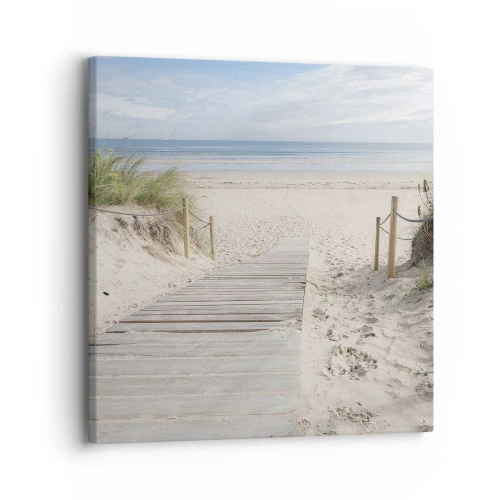 Quadro em tela - Pelo horizonte - 30x30 cm