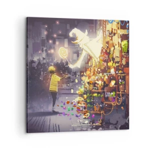 Quadro em tela - Os feitiços existem - 60x60 cm