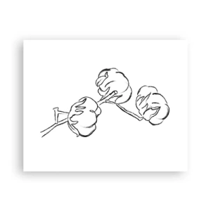 Pôster - Algodão para baixo - 50x40 cm