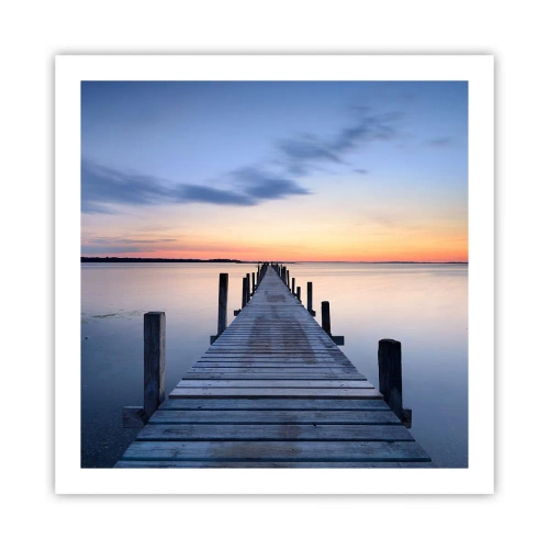 Pôster - A calma de um crepúsculo sereno - 60x60 cm