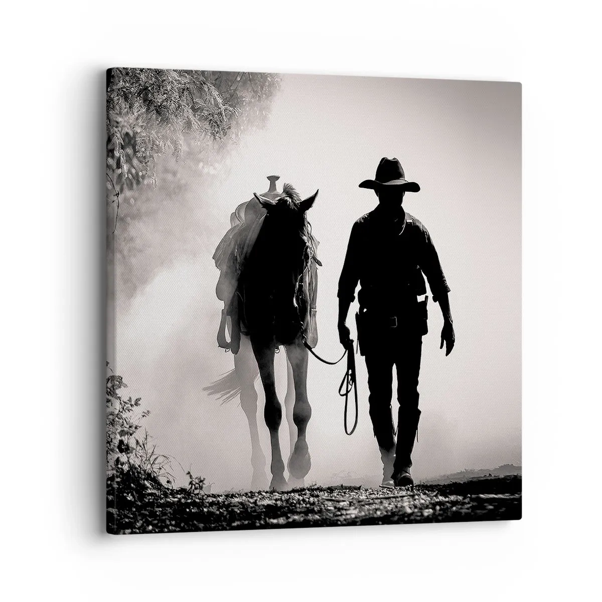 Quadro em tela - Manhã no Texas - 30x30 cm