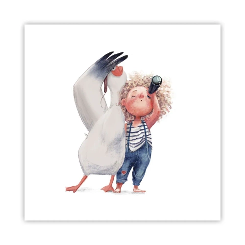 Pôster - O itinerário da grande viagem - 50x50 cm