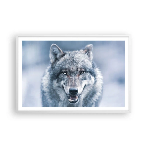 Pôster em moldura branca - Vai aceitar o desafio? - 91x61 cm