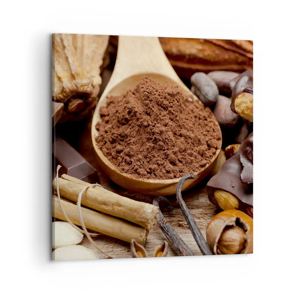 Quadro em tela - O melhor para as tristezas - 50x50 cm