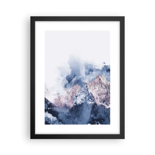 Pôster com moldura preta - Estes são os verdadeiros picos! - 30x40 cm