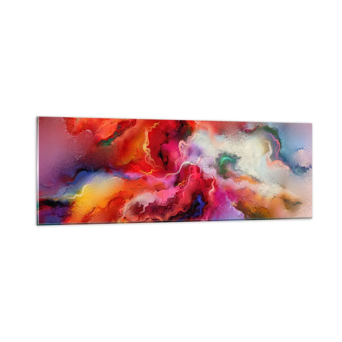 Quadro em vidro - Como capturar os sonhos - fumo - 90x30 cm