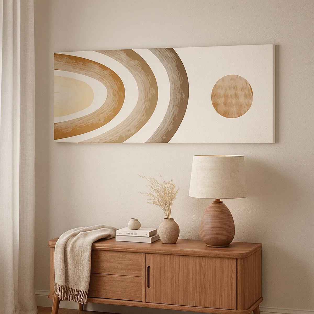 Quadro em tela - Numa galáxia muito distante - 100x40 cm