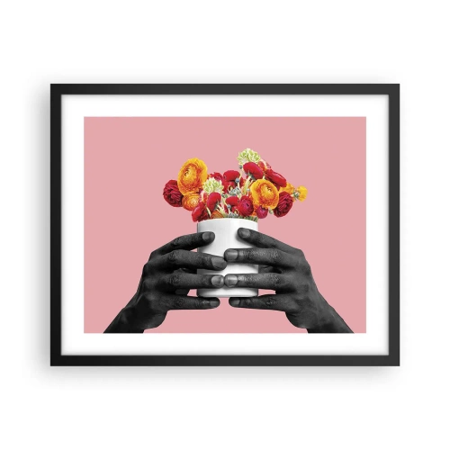 Pôster com moldura preta - A apoteose da vida - 50x40 cm