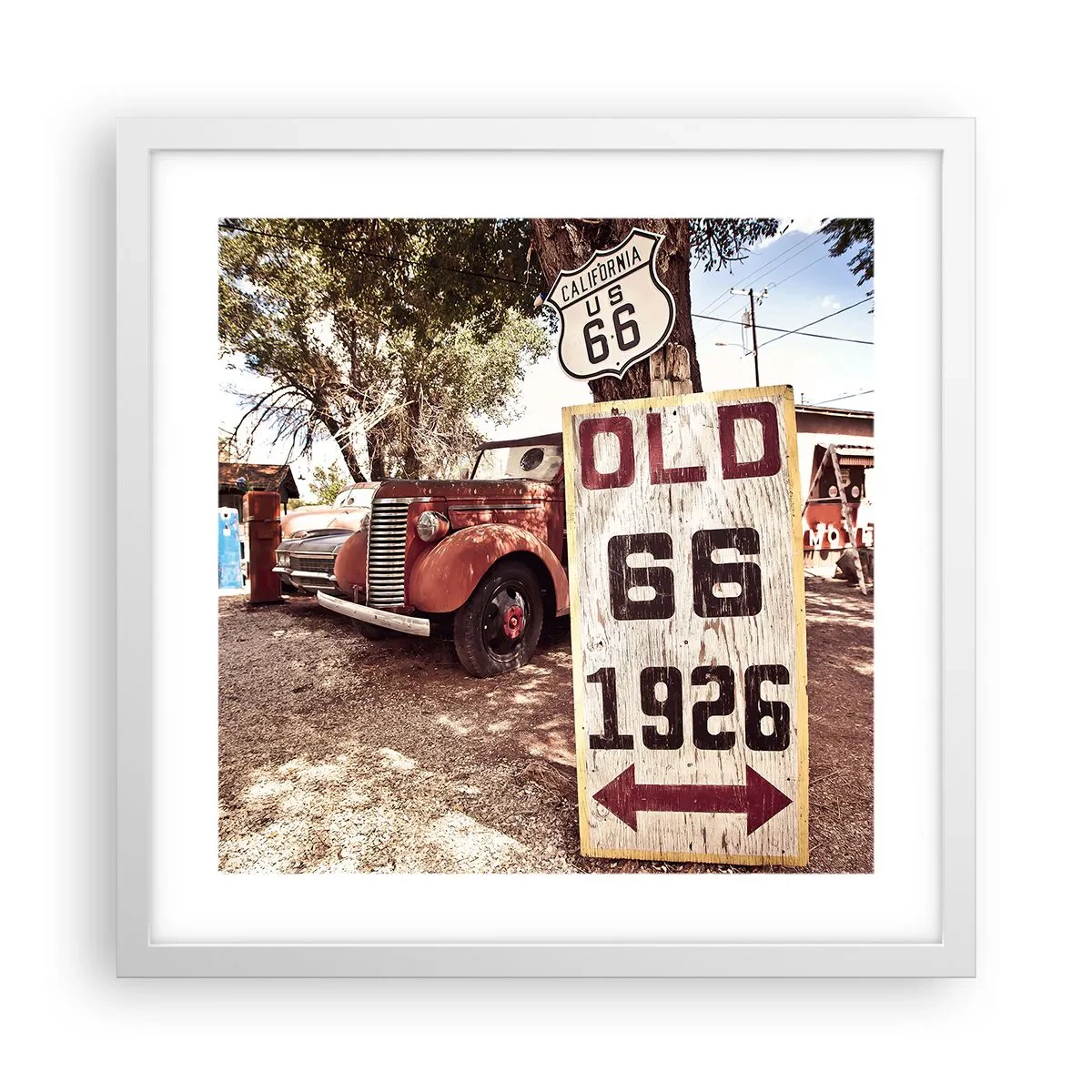 Pôster em moldura branca - A lenda de uma província americana - 40x40 cm