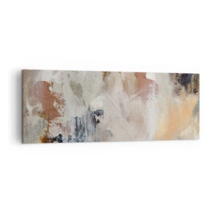 Quadro em tela - Abstração enevoada - 140x50 cm