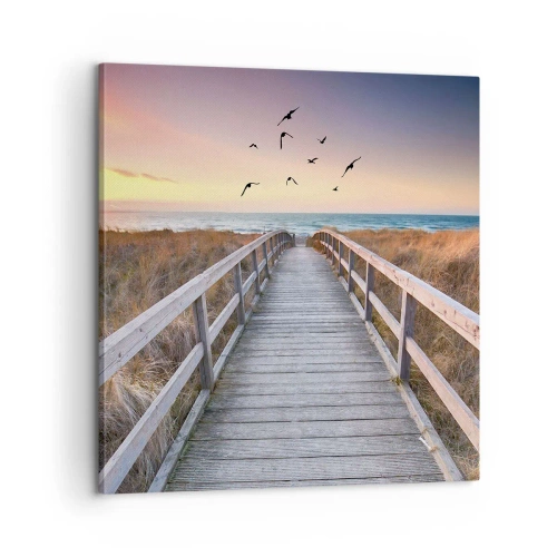 Quadro em tela - O espaço das alturas - 60x60 cm