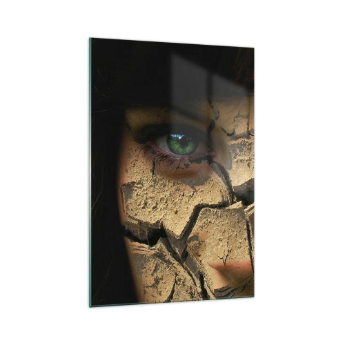 Quadro em vidro - Admiração e medo ao mesmo tempo - 70x100 cm