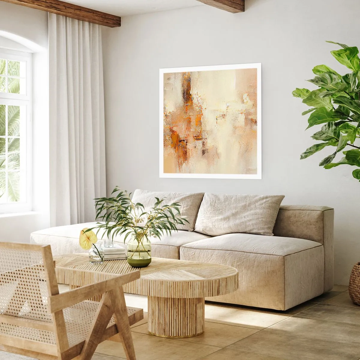 Pôster - Alma de âmbar - 30x30 cm