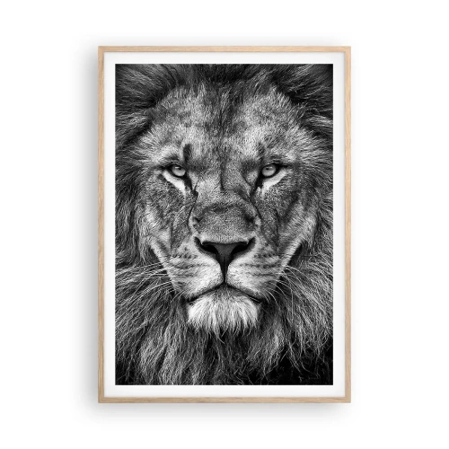 Pôster com moldura de carvalho claro - Em trajes de coroação - 70x100 cm