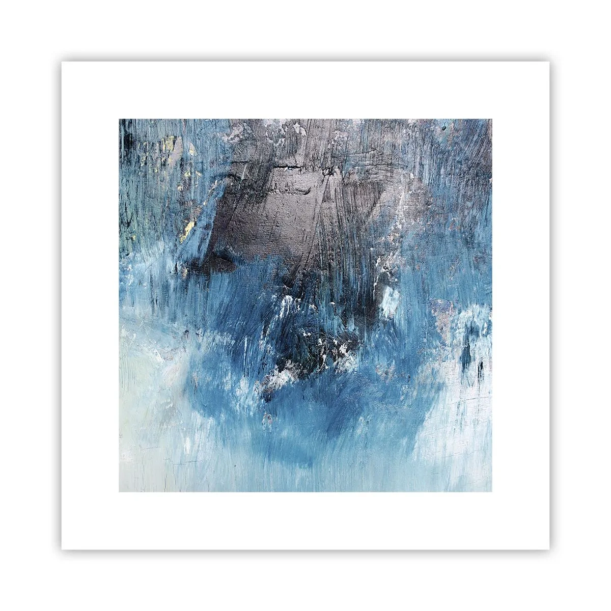 Pôster - Rapsódia em azul - 30x30 cm