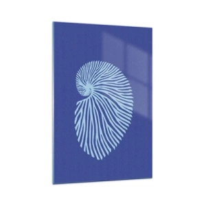 Quadro em vidro - O nascimento da concha - 70x100 cm