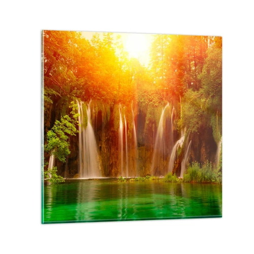 Quadro em vidro - Ao sol e à sombra - 40x40 cm