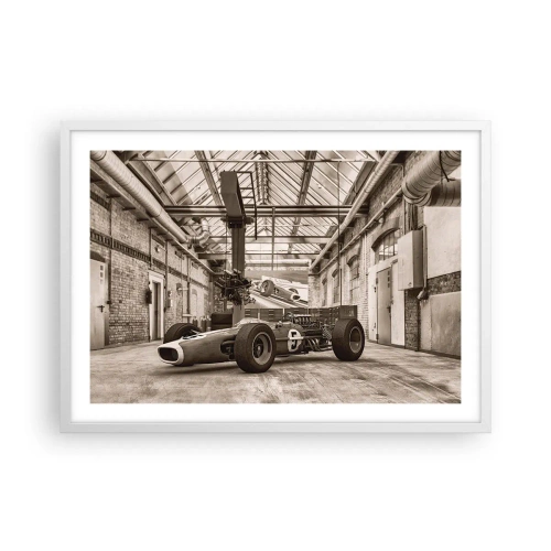 Pôster em moldura branca - O descanso do vencedor - 70x50 cm