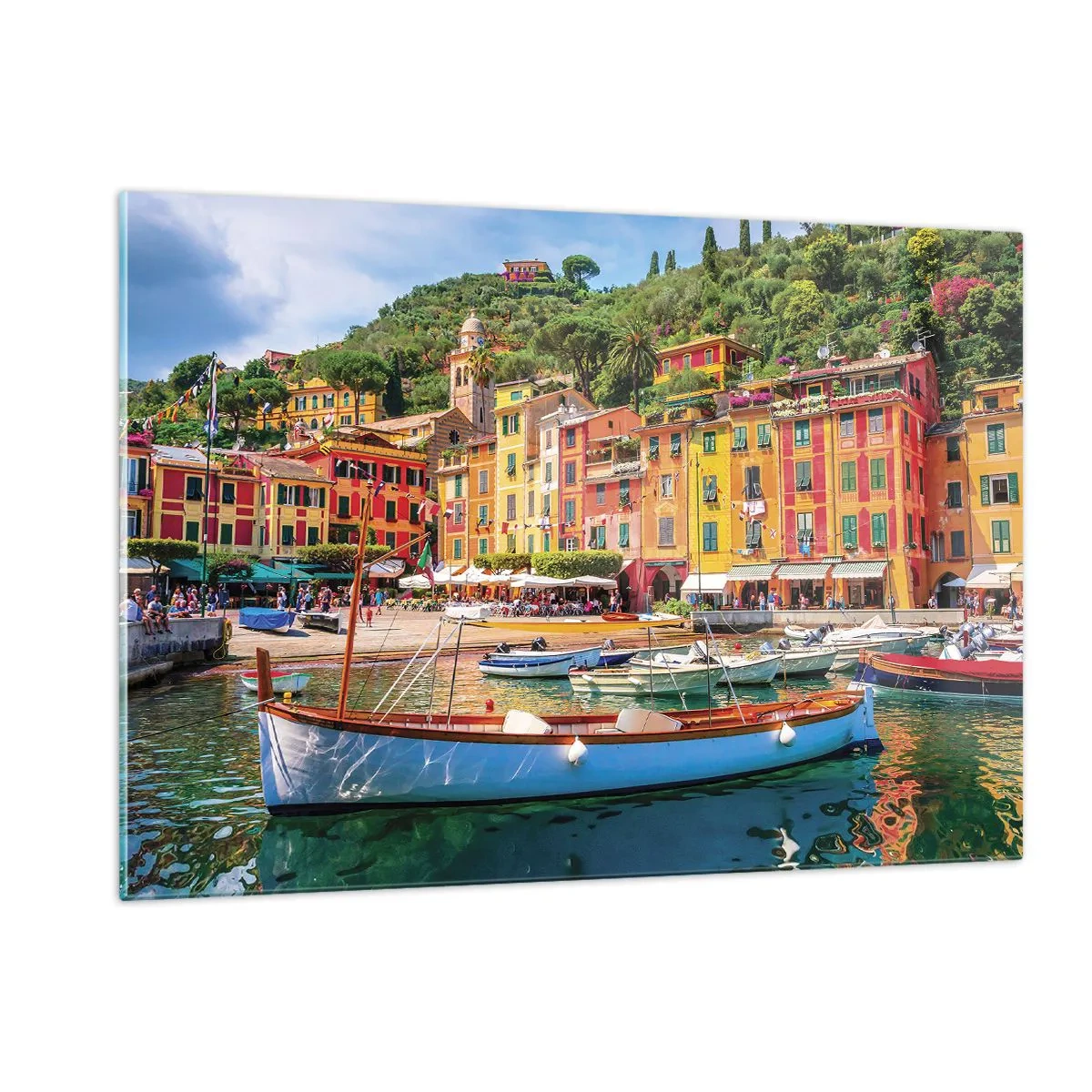 Quadro em vidro - Manhã italiana - 120x80 cm