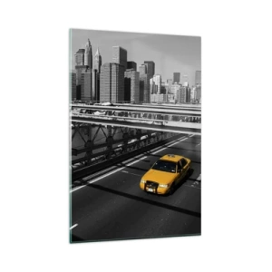 Quadro em vidro - A cor da cidade grande - 80x120 cm