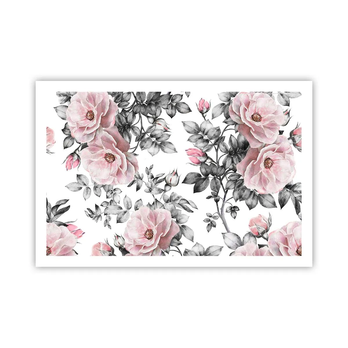 Pôster - Perder-se nas rosas - 91x61 cm