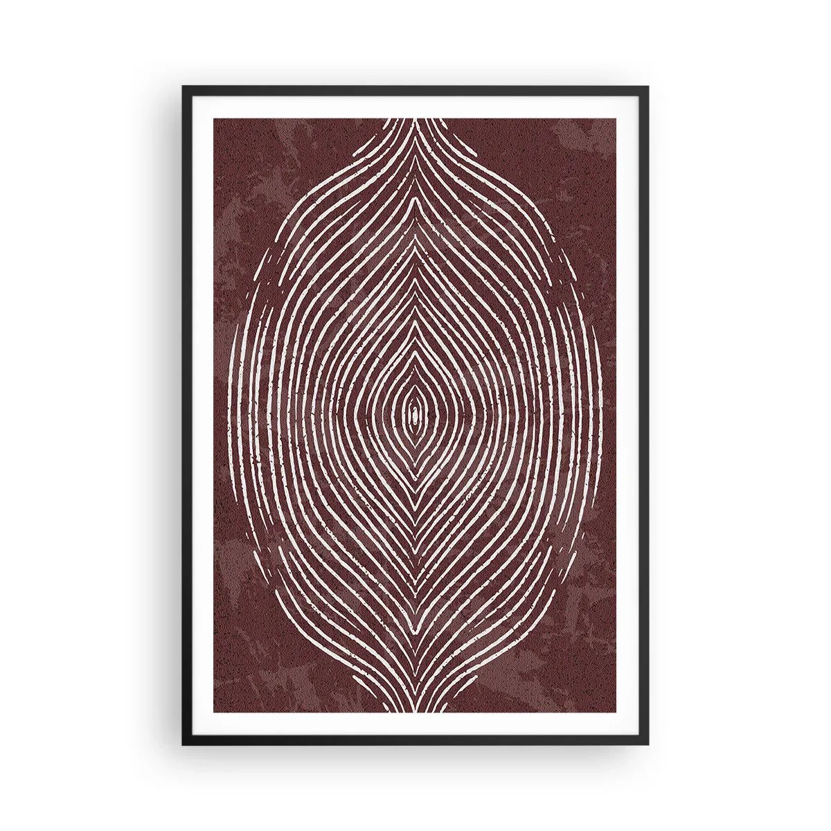 Pôster com moldura preta - O espaço fala - 70x100 cm