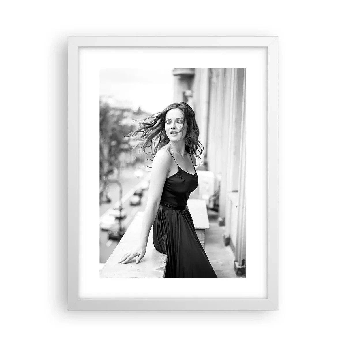 Pôster em moldura branca - Certamente uma parisiense - 30x40 cm
