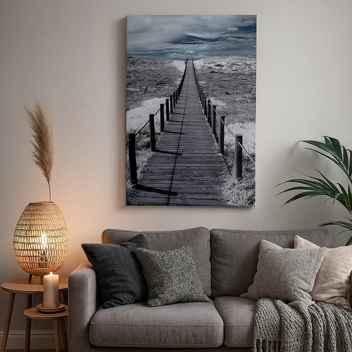 Quadro em tela - Direto para a costa - 50x70 cm