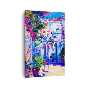 Quadro em tela - Impressão - rua italiana - 80x120 cm