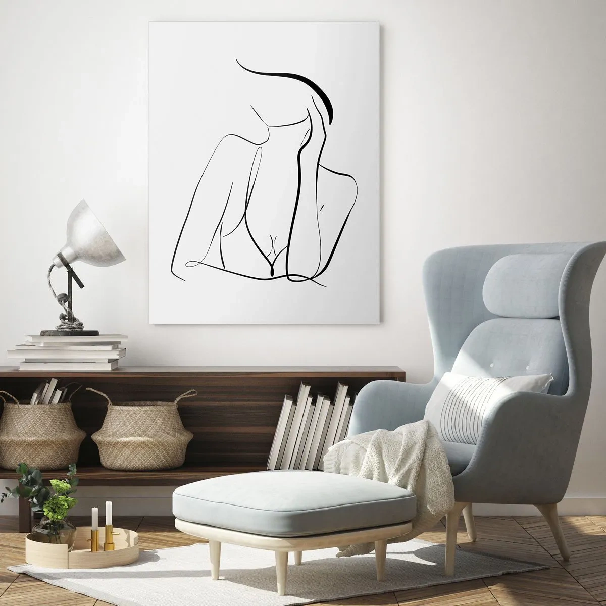 Quadro em vidro - Na onda dos sonhos - 50x70 cm