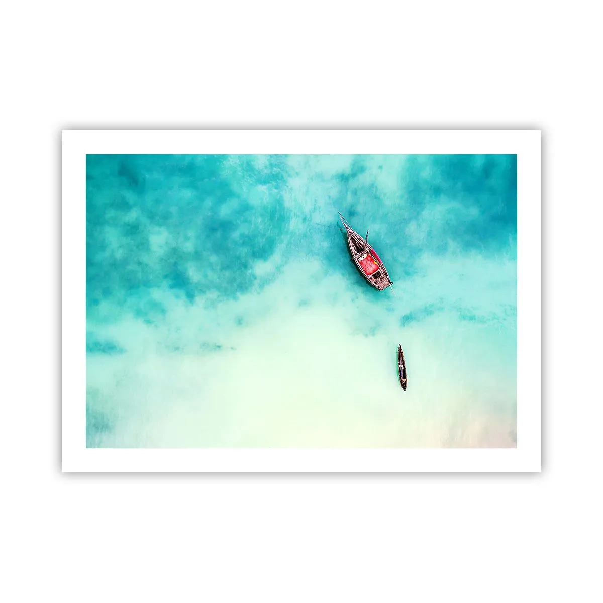 Pôster - As praias de Zanzibar - 70x50 cm