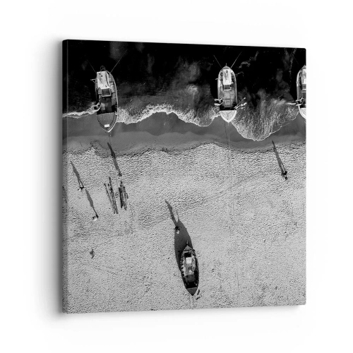 Quadro em tela - Ainda na costa… - 30x30 cm