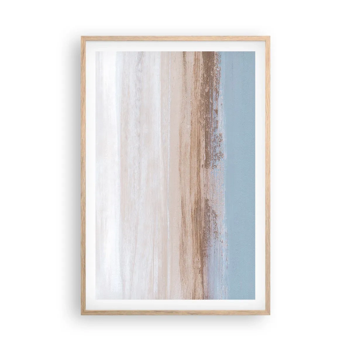 Pôster com moldura de carvalho claro - Paisagem ambígua - 61x91 cm