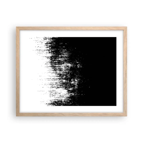 Pôster com moldura de carvalho claro - E o vencedor é... - 50x40 cm