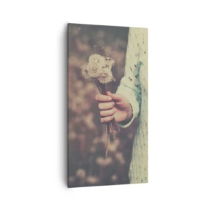 Quadro em tela - Fique com isto, por favor - 55x100 cm