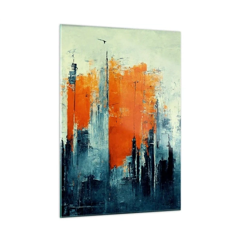 Quadro em vidro - Paisagem moderna - 50x70 cm